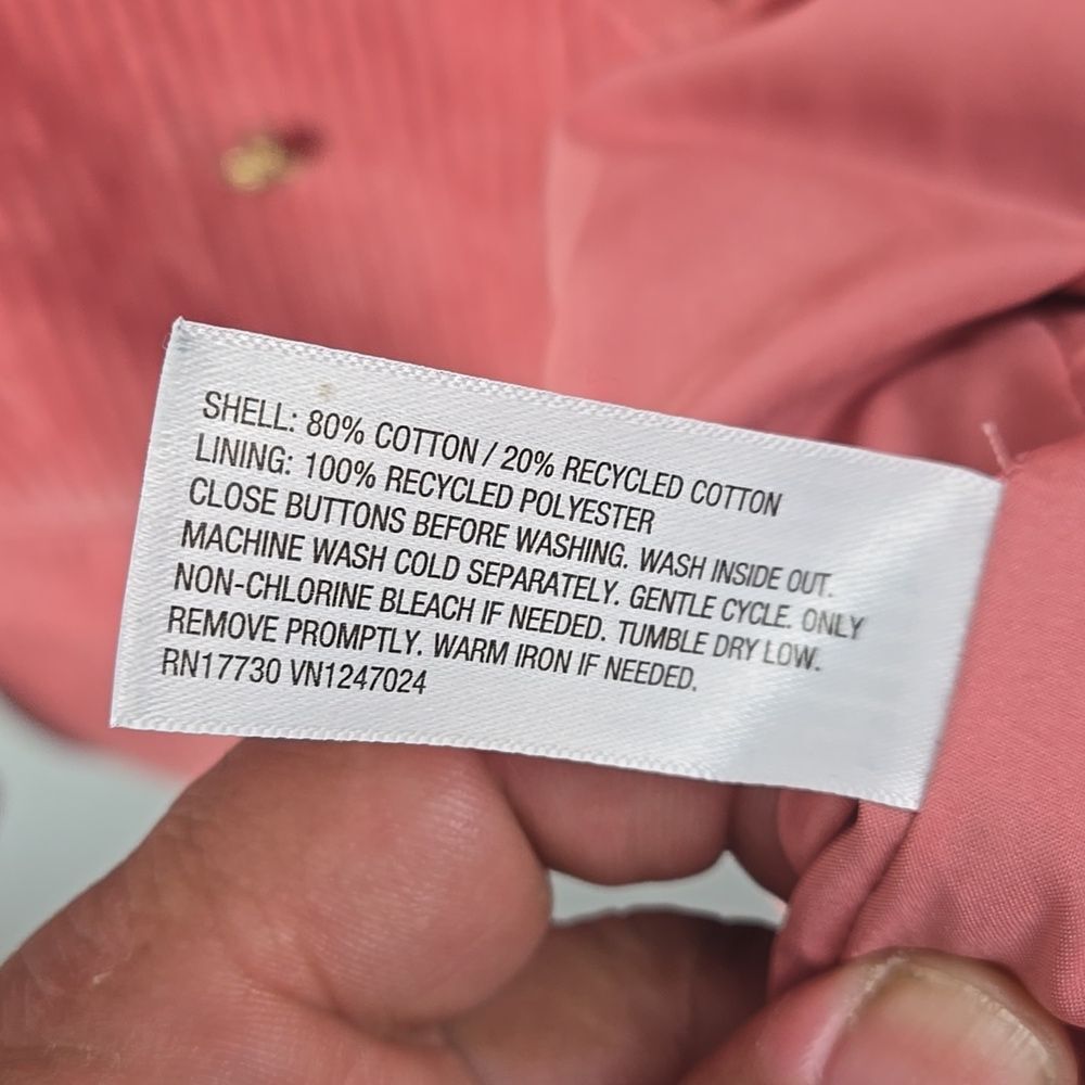 Rowing Blazers x Target Women's Pink Corduroy 2 Button Blazer Jacket Sz XS - Picture 7 of 11